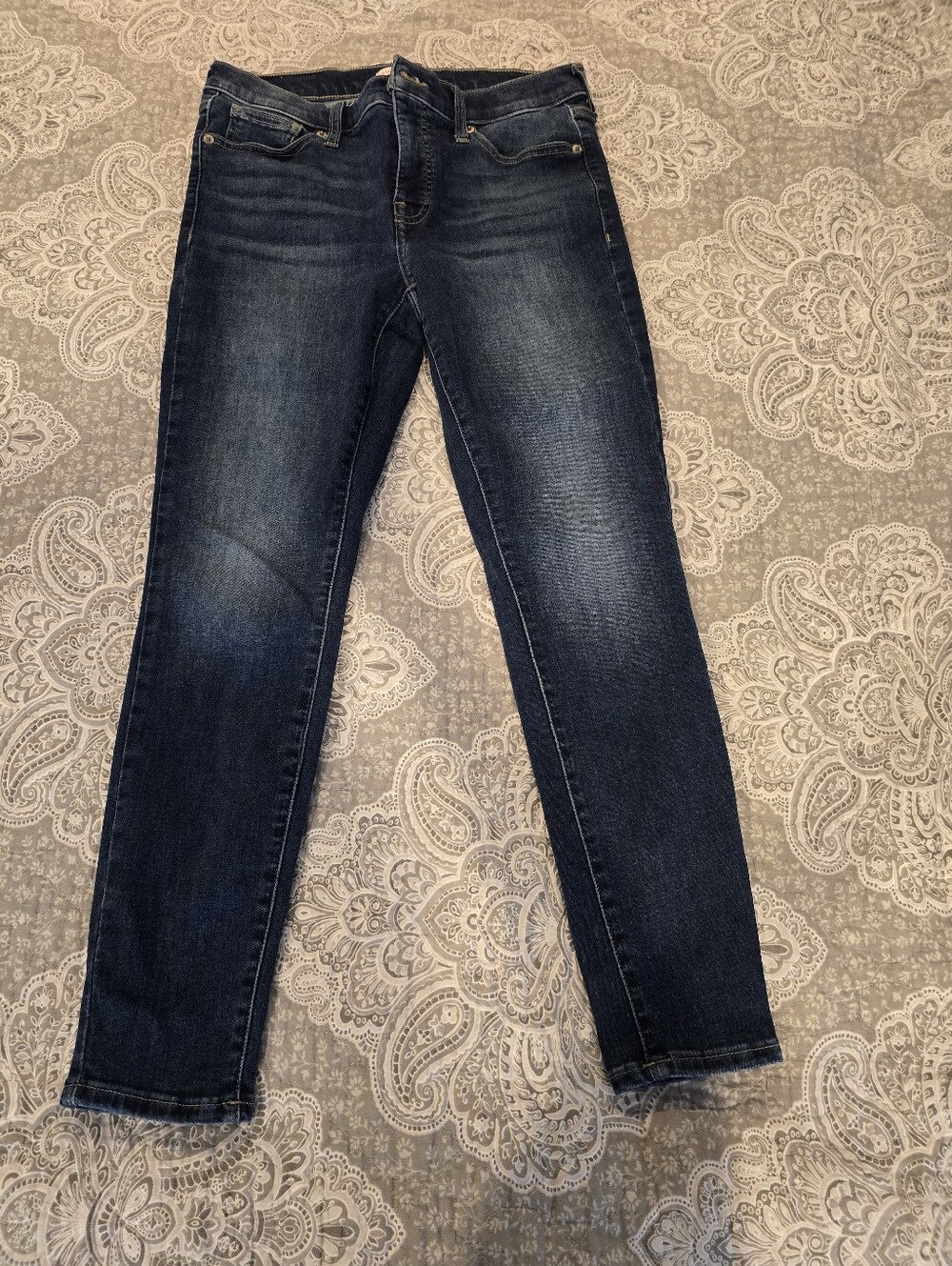 Classic Dark Blue Women's Jeans - Slim Fit